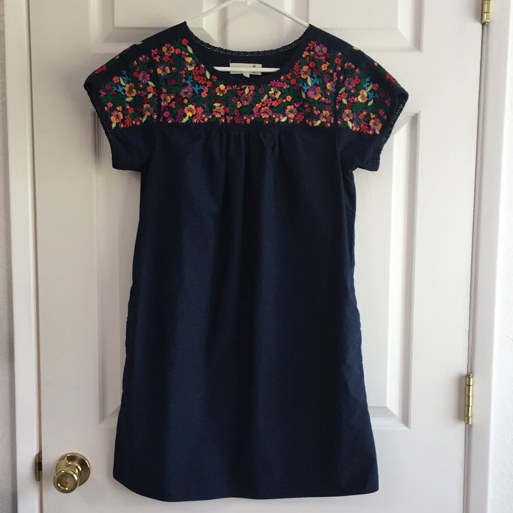 Madewell x JM Dry Goods embroidered dress